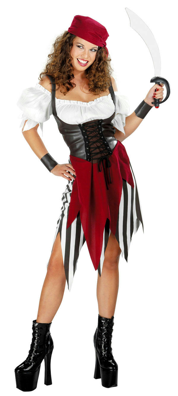 Disguise Sexy Adult Deck Hand Darling Women's Pirate Costume 12-14