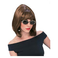 Auburn Brown Shoulder Length Bouffant Style Starlet Fashion Wig with Bangs