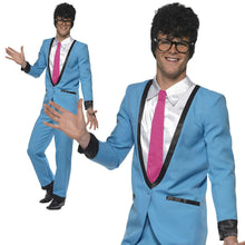 Load image into Gallery viewer, Smiffy&#39;s Teddy Boy Adult 50&#39;s Blue Suit Costume Size Medium
