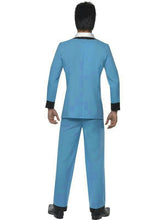 Load image into Gallery viewer, Smiffy&#39;s Teddy Boy Adult 50&#39;s Blue Suit Costume Size Medium
