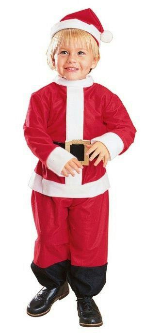 Little Santa Christmas Infant Child Costume Size 1-2