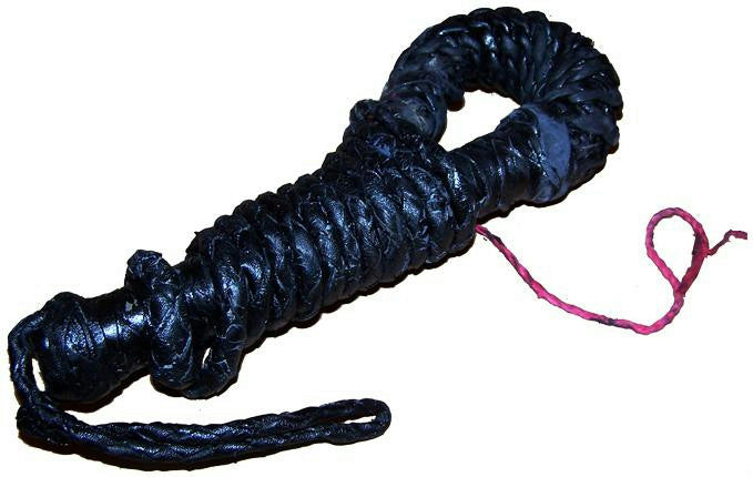 8' Bull Whip Real Leather Accessory Prop Dominatrix Deluxe