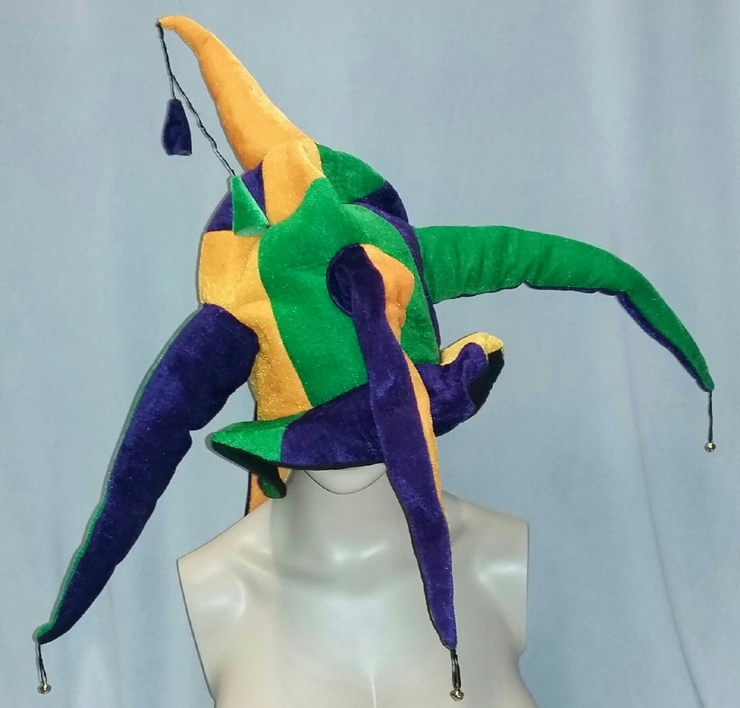 Mardi Gras Fat Tuesday Jester Hat with Bells