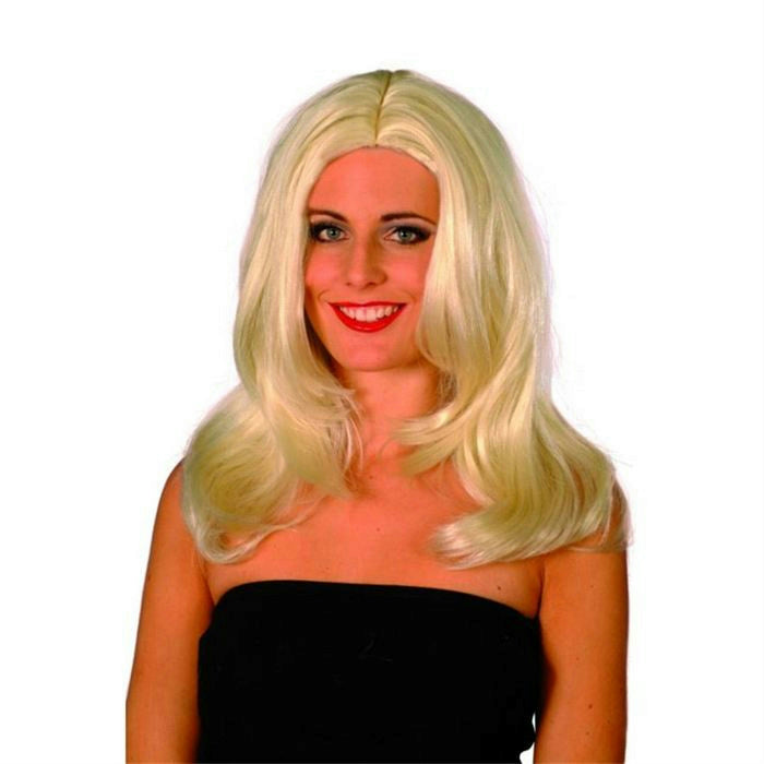 Smiffy's Fever Women's Platinum Blonde Starlet Superstar Wig