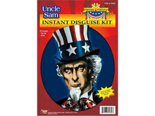 Load image into Gallery viewer, Uncle Sam Instant Disguise Hat and Beard 4th of July Patriotic Costume Kit
