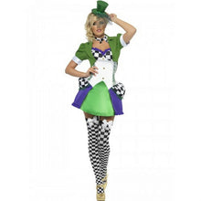 Load image into Gallery viewer, Smiffy&#39;s Women&#39;s Mad Hatter Fever Miss Hatter Costume Size Small 6-8
