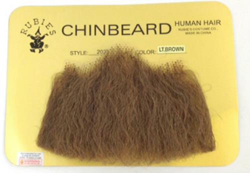 Light Brown Human Hair Goatee Chin Beard Costume Beard 2022