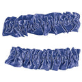 1920's Blue Satin Old Fashioned Garter Flapper Arm Bands Armbands