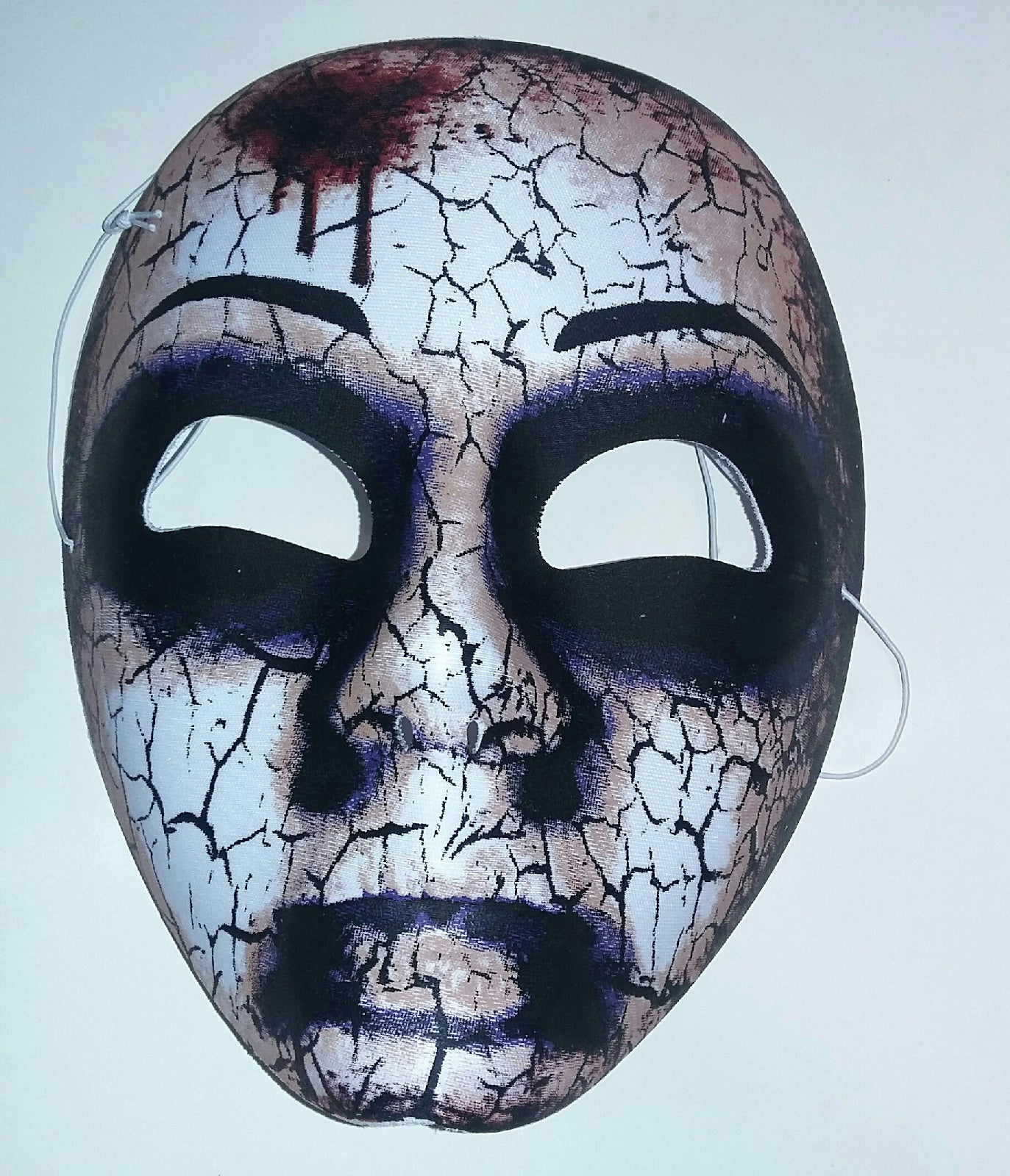 Forum Novelties Zombie Cracked Looking Half Face Mask