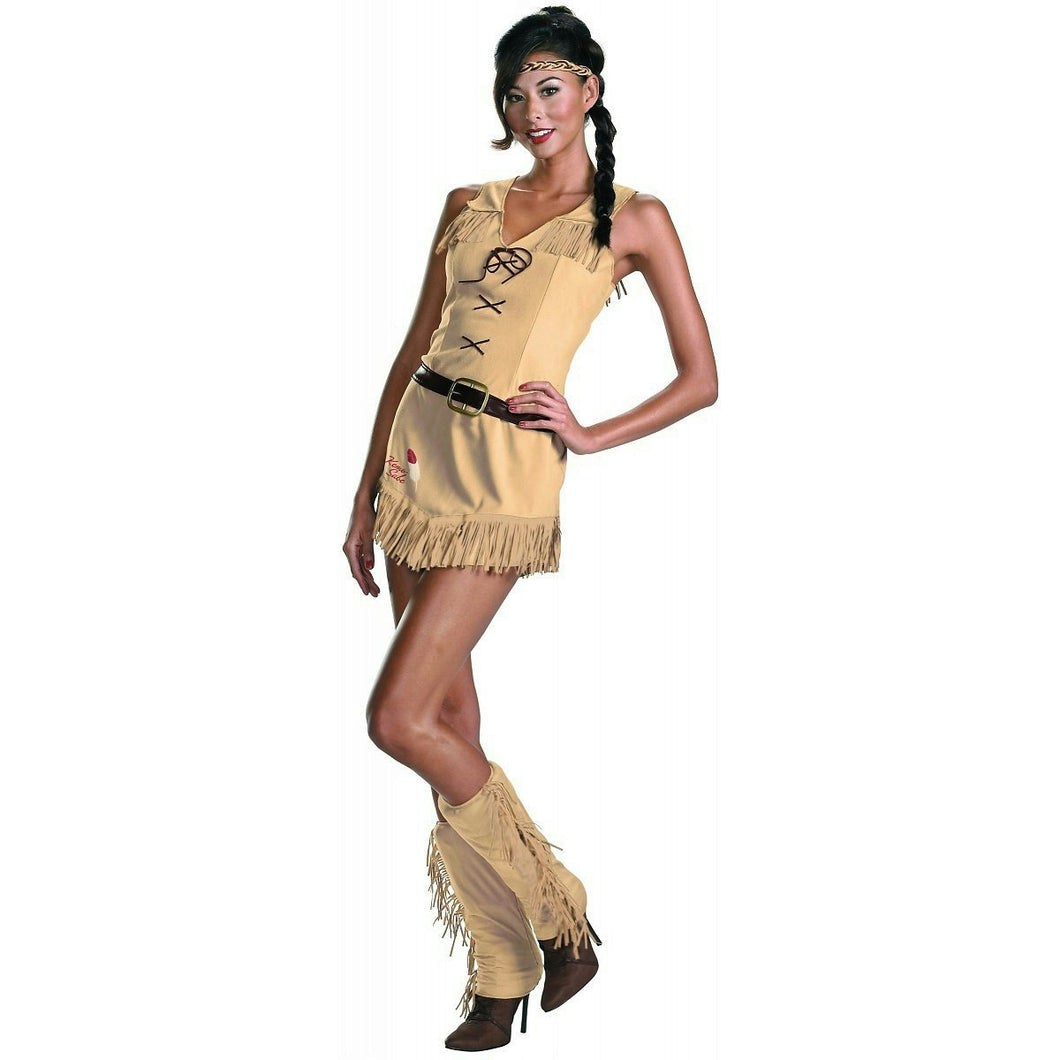 The Lone Ranger Sassy Tonto Sexy Women's Native Indian Adult Costume Large 12-14