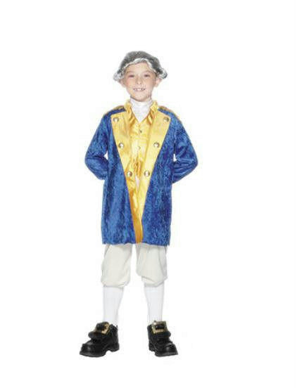 Smiffy's Boy's George Washington Child Costume Size Small Ages 3-5