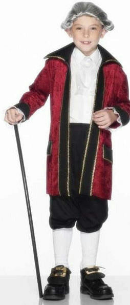 Smiffy's Children's Ben Franklin Child Costume Size Small Ages 3-5