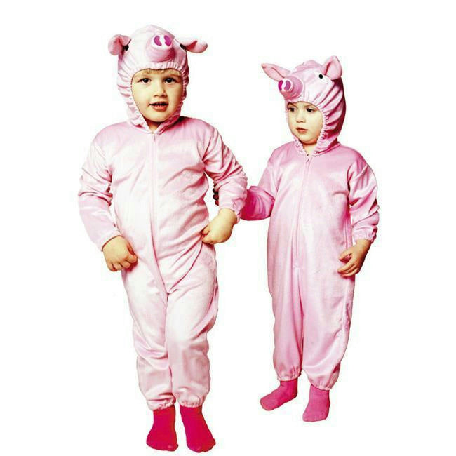 Little Piggy Pig Infant Child Pajama Pjs Costume Size 1-2