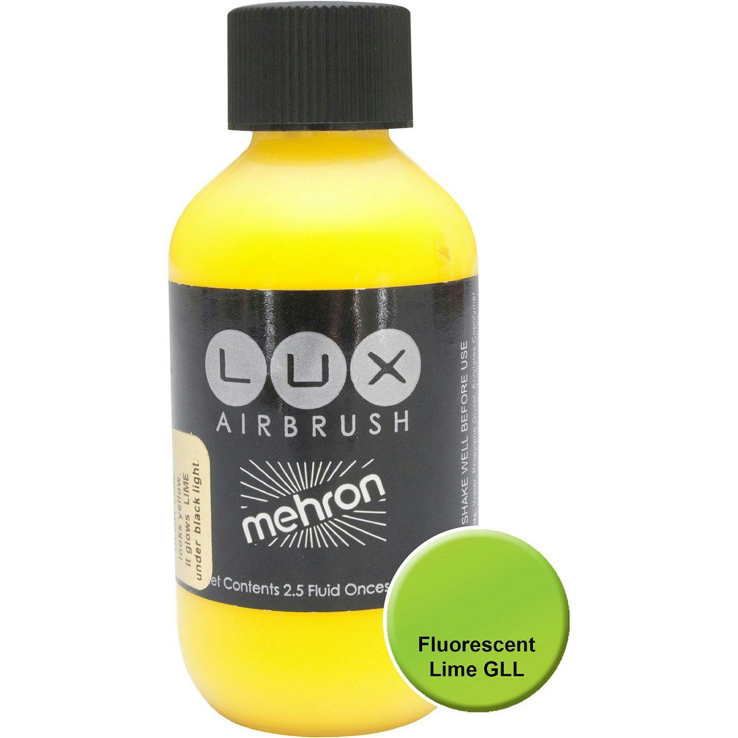 Mehron LUX AIRbrush Makeup Glow Lime