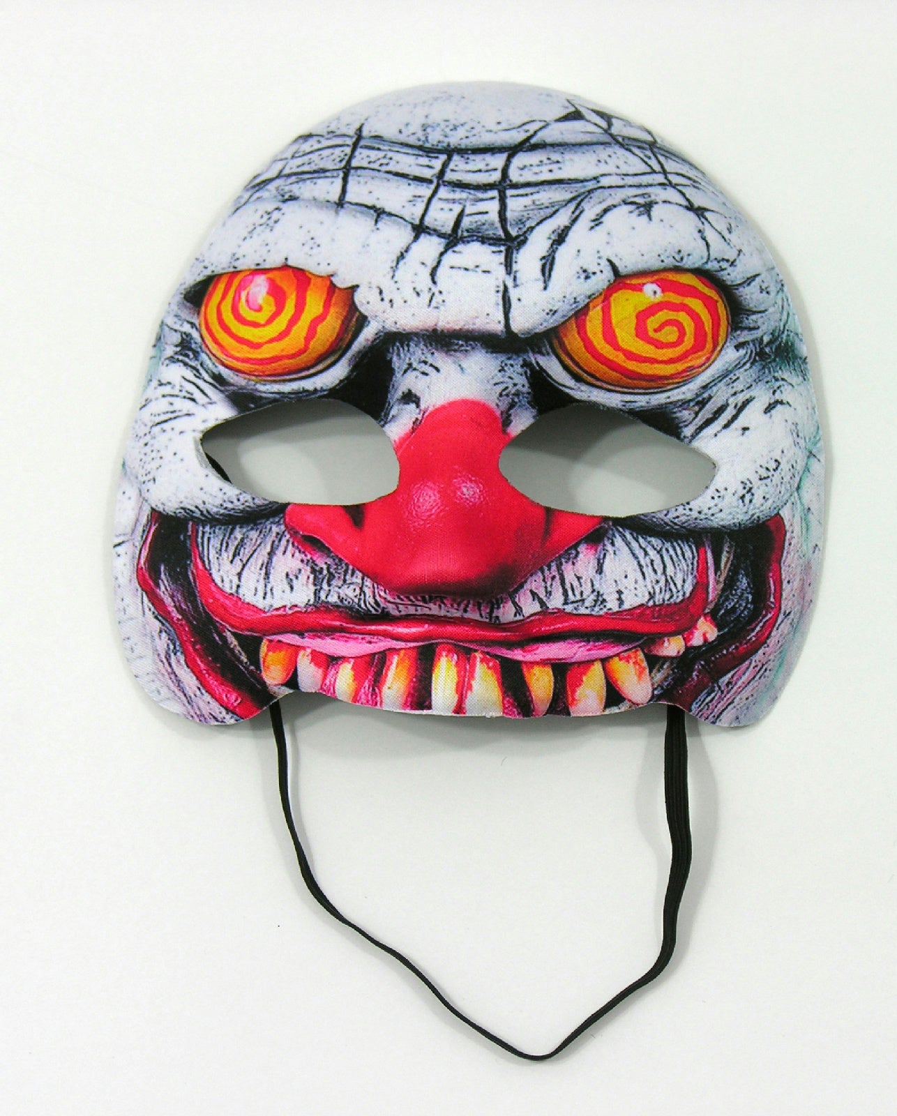 Forum Novelties Swirl Eyes Evil Clown Half Face Mask