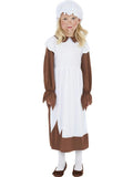 Smiffy's Girl's Poor Victorian Girl Dress and Hat Child Costume Small Ages 4-6