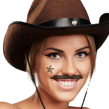 Load image into Gallery viewer, StacheTATS The Outlaw Mustache Temporary Facial Tattoos Assortment
