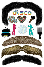 Load image into Gallery viewer, StacheTATS The Signature The Disco Mustache Temporary Facial Tattoos Assortment
