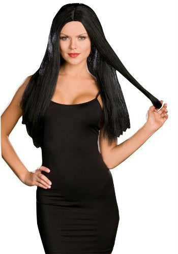Dreamgirl Women's Long Straight Black Exotic Beauty Witch Wig