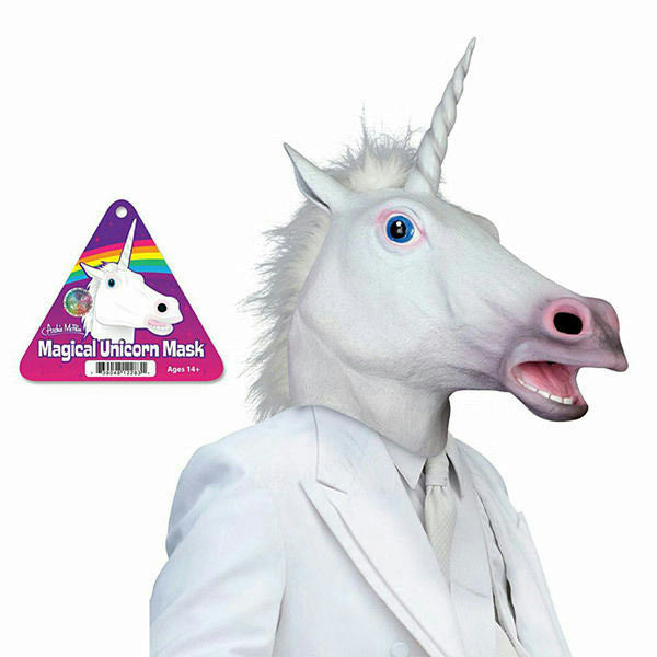 Magical Unicorn Latex Adult Mask