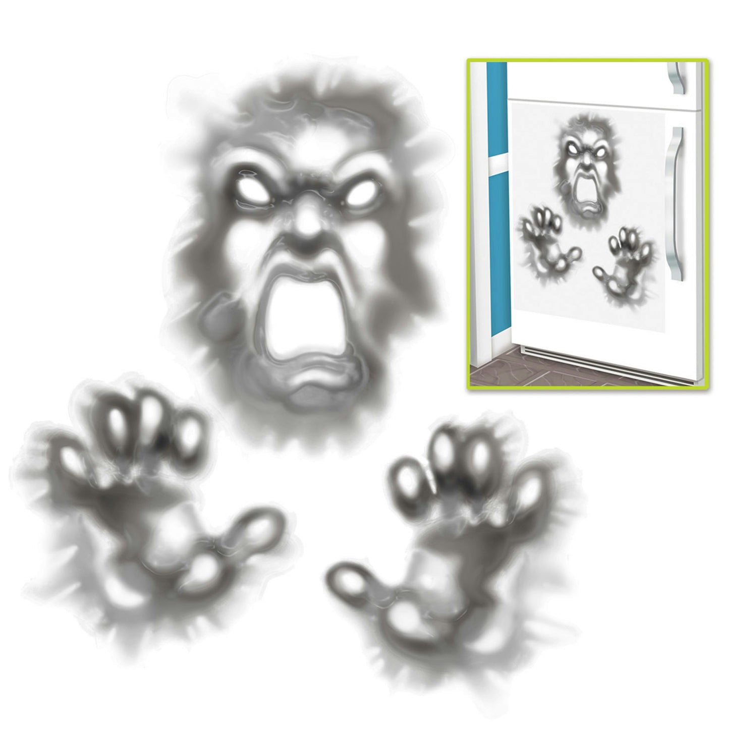 Demon Refrigerator Halloween Scary Door Cover