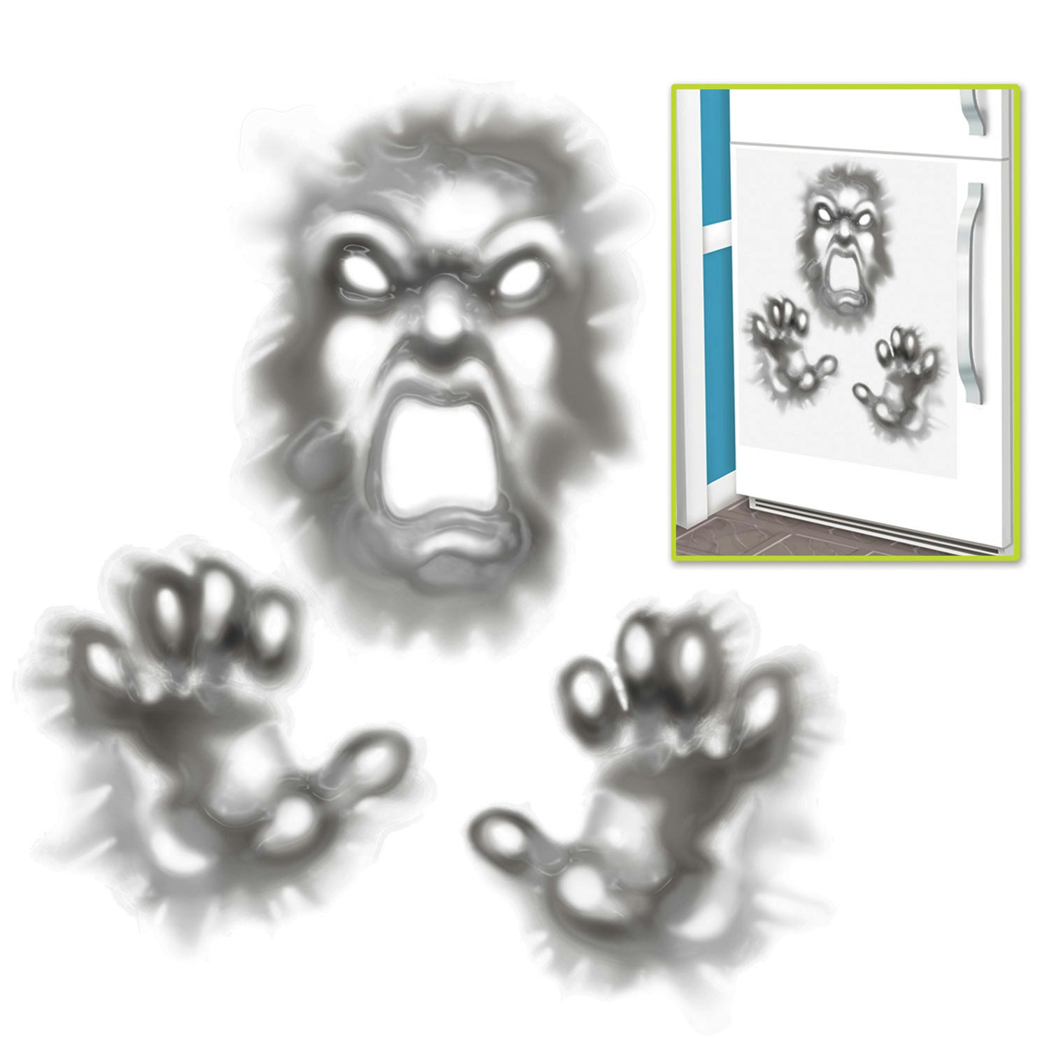 Demon Refrigerator Halloween Scary Door Cover