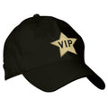 Adjustable Black VIP Embroidered Baseball Cap