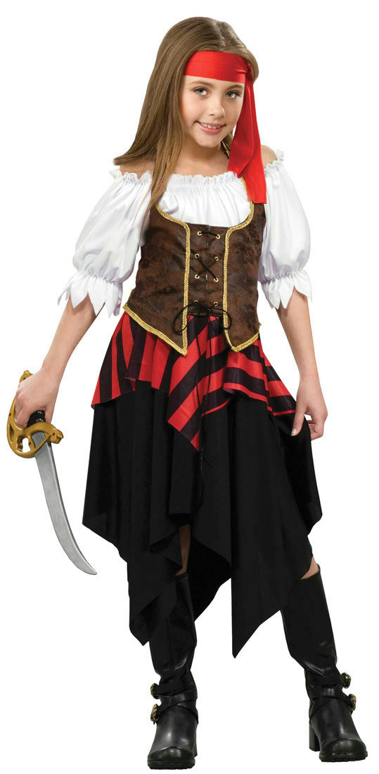 Forum Novelties Buccaneer Sweetie Girls Pirate Child Costume Size Small 4-6