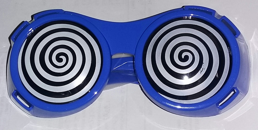 Blue X-Ray Hypnotizing Sunglasses with Swirl Lens