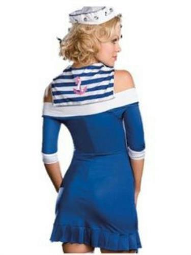 Dreamgirl Women's Ship Shape Sailor Sweetie Sexy Adult Costume Size Medium 8-10