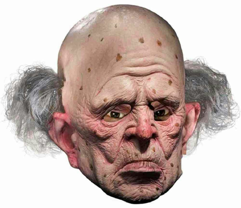 Male Old Man Grandpa Grandpapa Latex Pappy Mask