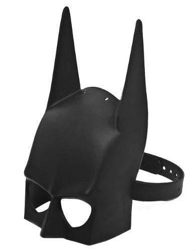 Batman 3/4 PVC Adjustable Child Size Half Face Mask