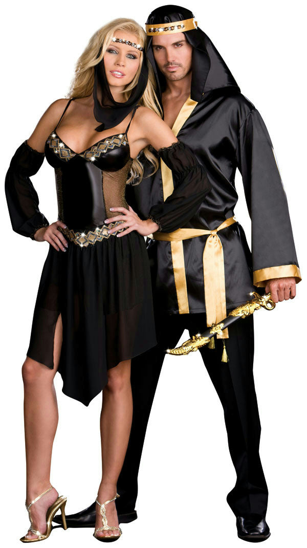 Dreamgirl Women's Sexy Harem Arabian Nights Girl Costume Adult Costume XS 0-2
