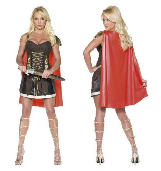 Smiffys Women's Fever Sexy Gladiator Adult Ladies Costume Size Medium 10-12