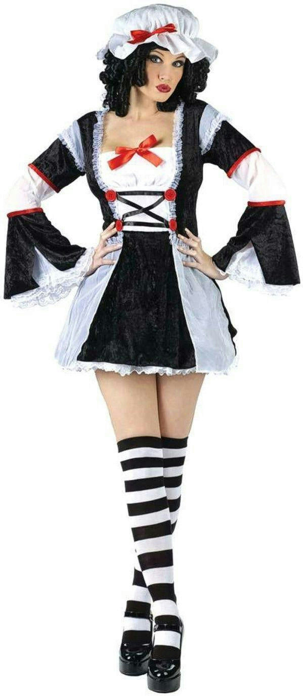 Rag Darlin' Sexy Women's Rag Doll Adult Costume Size S/M 2-8