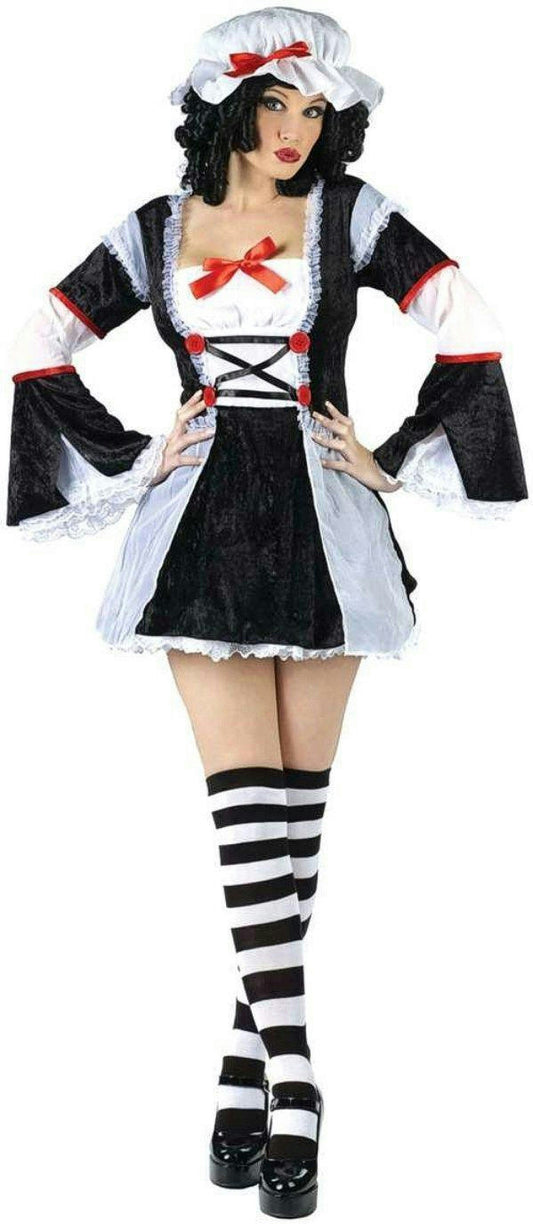 Rag Darlin' Sexy Women's Rag Doll Adult Costume Size S/M 2-8
