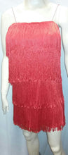 Load image into Gallery viewer, Women&#39;s Red 1920&#39;s Deluxe Flapper 4 Tiered Fringe Costume Dress Beaded Straps
