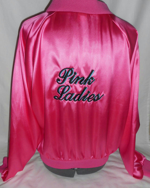 Deluxe Quality Pink Lady Costume Jacket Grease Pink Ladies Size XS