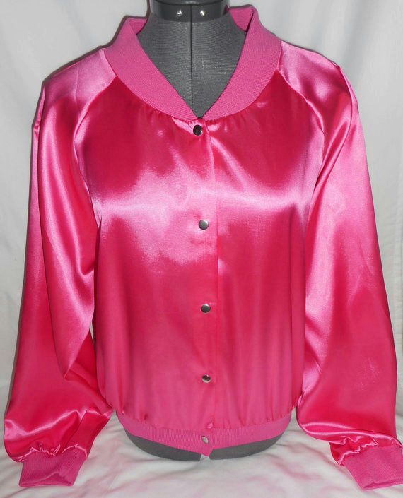 Deluxe Quality Pink Lady Costume Jacket Grease Pink Ladies Size XS