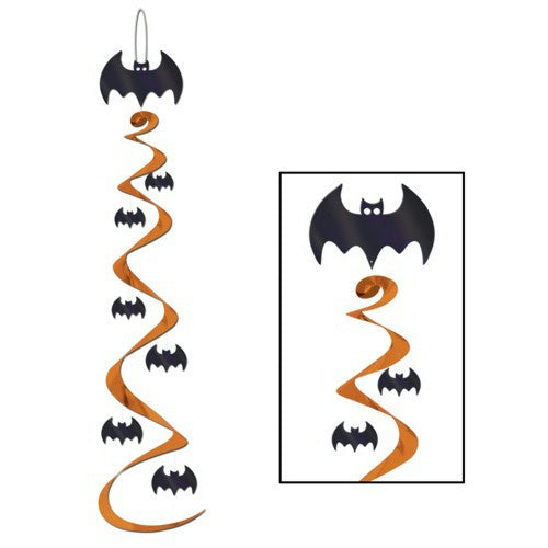 Bat Whirls Hanging Halloween Party Decor