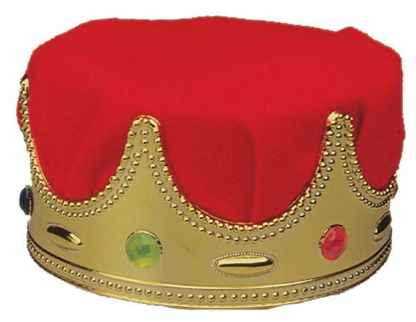 Jacobson Red Turban Child King Crown Costume Hat