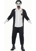 Load image into Gallery viewer, Living Dead Dolls Haemon Horror Men&#39;s Vampire Doll Adult Costume Size Small
