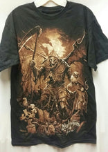 Load image into Gallery viewer, Nightshade Black Series Beautiful Horror End of Time Reaper T-Shirt Sz Medium
