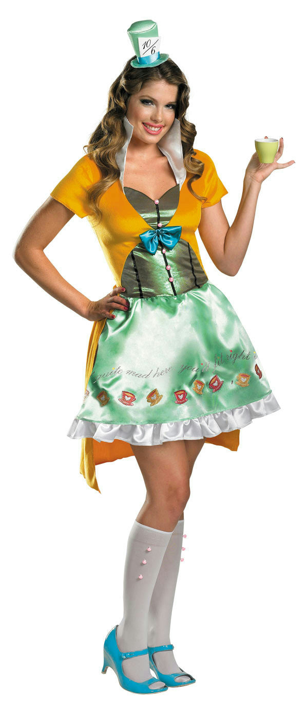 Disguise Sassy Mad Hatter Sexy Deluxe Women's Adult Costume Medium 8-10