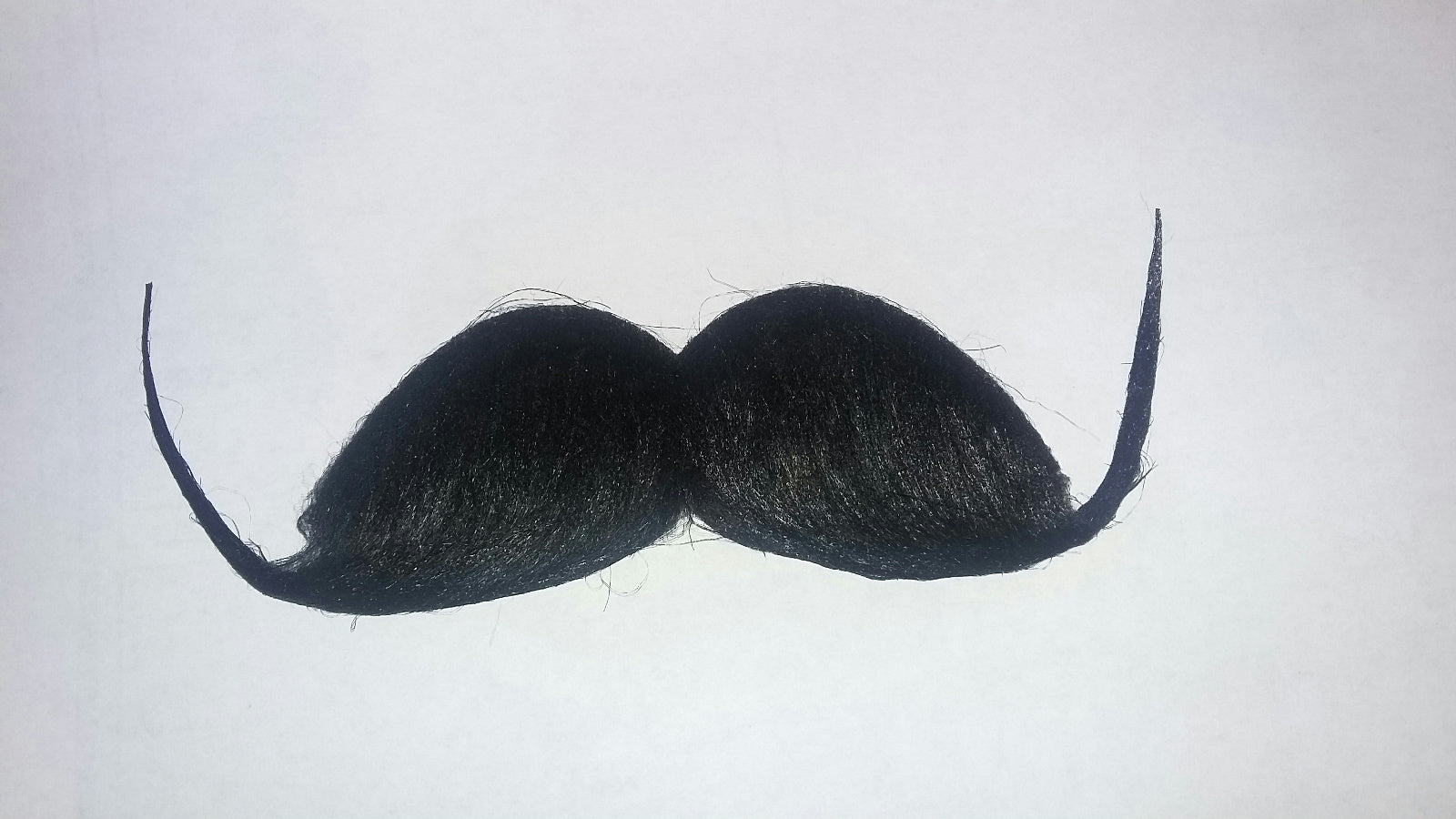 Black Handlebar Barber Schnappy English Gentleman Moustache Costume Accessory