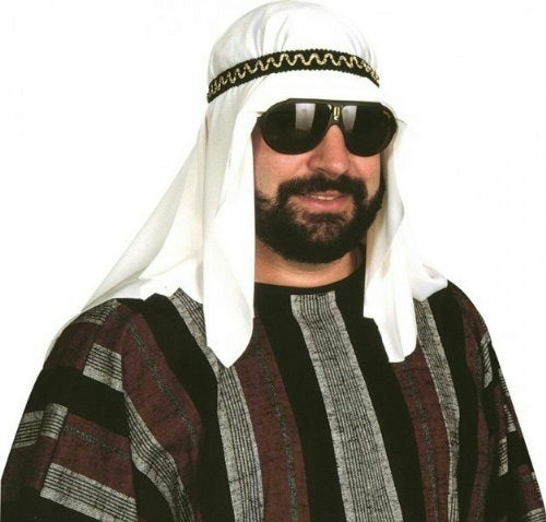 Adult Mens Sheik Rag Hat Headpiece Costume Accessory