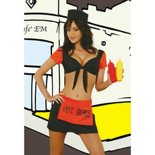 Load image into Gallery viewer, Elegant Moments Womens Sexy BBQ Barbeque Babe Hot Buns Adult Costume Large 10-14
