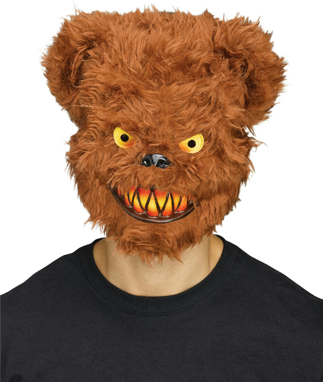 Fun World Killer Furry Brown Bear Adult Costume Mask