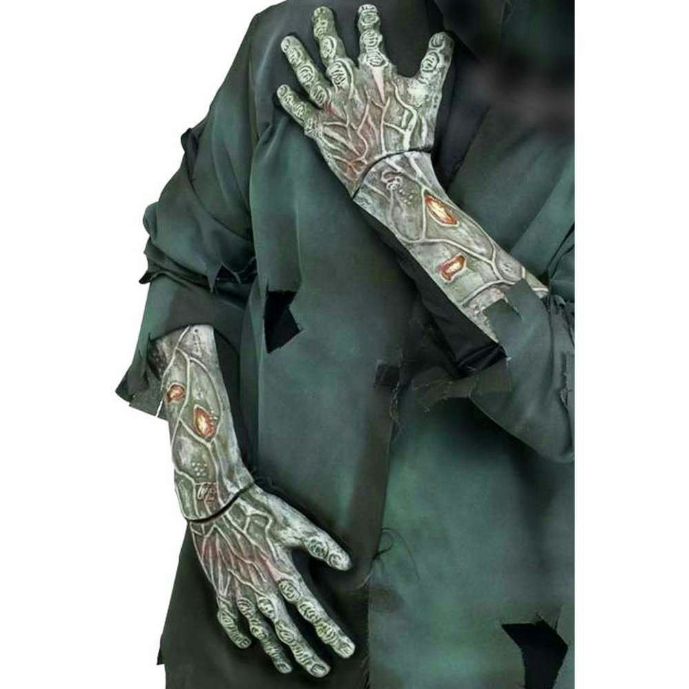 Fun World Zombie 3D Gloves with Arms Costume Accessory Adult Gloves