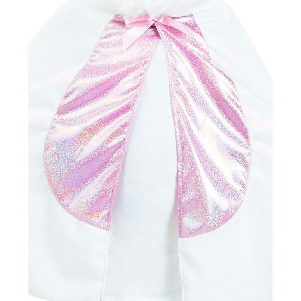 Fun World Girl's Pink and White Li'l Unicorn Cape Toddler Costume Fits up to 3T